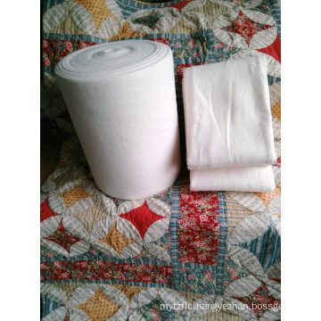 Wholesale Thermal Bonded Cotton/Polyester Fiber Wadding